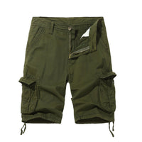 Spring Men's Cargo Shorts Multi-pocket Plus Size