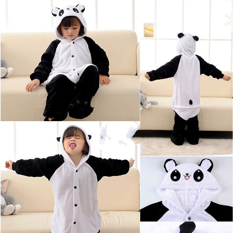 One-piece Pajamas Animal Men And Women Coral Fleece