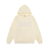 Letter Patch Embroidered Hoodie