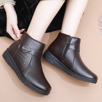 Soft-soled Non-slip Flat-bottomed Plus Velvet Women's Shoes