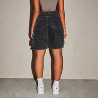 Retro Workwear Denim Shorts From Europe And The US