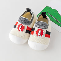 Boys' Spring And Autumn Soft-soled Mesh Surface Breathable Non-slip Anti-slip Indoor Toddler Shoes