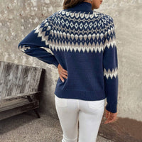 Fashionable Stylish Loose Outer Wear All-matching Knitted Sweater