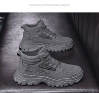 Mens Autumn High-Top Waterproof And Non-Slip Work BootsMartins