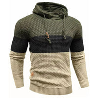 Jacquard Sweatshirt With Long Sleeves And A Hood