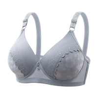 Lace Jacquard Comfortable Thin Bra