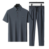 T-shirt Casual Sport Two-piece Set Casual Pants