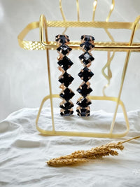 Rhombus Iridescent Large Hoop Earrings