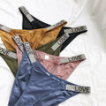 Sexy Rhinestone Fitness Sports Hip Lifting Briefs