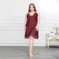 Women's Fashion Lace Slip Nightdress
