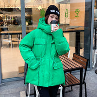Women's Thick White Duck Waist Down Winter Popular Jacket