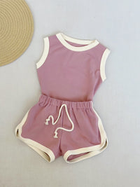 Kids' Sports And Leisure Hot Pants Set
