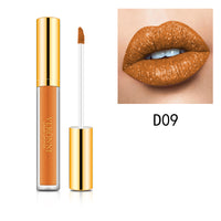 Diamond Pearl Magic Color Shiny Matte Metal Lip Gloss Lipstick