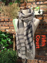 Cotton And Linen Scarf Women's Artistic Shawl Long Four Seasons Warm