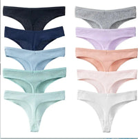 Cotton Crotch High Elastic Low Waist Simple And Breathable Girl Underwear Sports Yoga Solid Color Ladies T-back