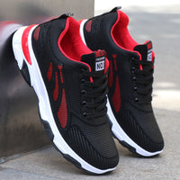 New Men's Casual Running Warm Shoes Leather Sneakers