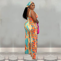 Women's Fashion Commuter Leopard Print Casual Jumpsuit