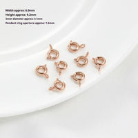 18K Gold Plated Strong Color Retention Spring Fastener