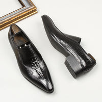 Cowhide Trend Business British Formal Wear Fashion Men's Leather Shoes