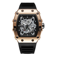 Large Dial Luminous Barrel-shaped Men's Watch
