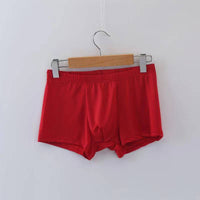 Men's Ice Silk Solid Color Boxer Shorts