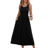 Women's Casual Sleeveless Long Dress