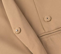 Women's Loose Solid Color Casual Suit Jacket