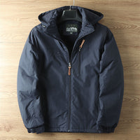 Men's Outdoor Casual Fleece And Thick Workwear Shell Jacket Jacket Tide