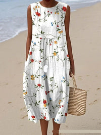 Fashionable Round-Neck Dress For Women