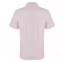Men's Casual Loose Plaid Short Sleeve Shirt