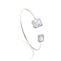 Women's Simple Bracelet Bracelet High-grade Water Drop Inlaid Women's Square Diamond