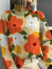 New Christmas Abstract Printing Casual Cloak Coat Cardigan