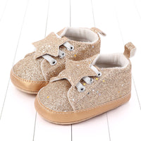 Spring And Autumn New Bright Star Baby Shoes