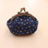 Denim Cloth Vintage Handmade Women's Hand-held Coin Purse Hasp Card