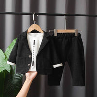 Boy's Suit Two Pieces Children Clothes Spring And Autumn