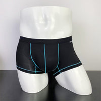 Men's Thin Ice Silk Single Layer U Pouch Boxers Underwear