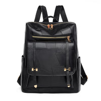 Retro Women's Backpack New High-grade PU Soft Leather Dual-use