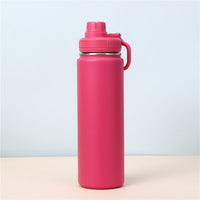Dopamine Color Scheme Fitness Yoga Water Bottle 710ml Large Capacity Stainless Steel Portable Insulation