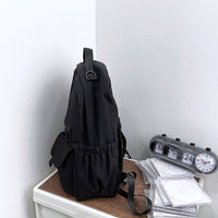 Nylon Backpack School Bag Junior High School Student Bags