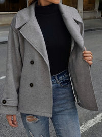 Women's Woolen Coat Loose Short Suit Overcoat