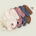 Children's Multi-color Knitted Crawling Suit