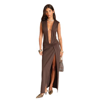 Women's Elegant V-Neck Slimming Dress