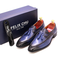 New Style Casual Business Leather Shoes Men's Tassel A Pedal