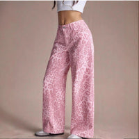Female Loose Fit Straight Loose Wide Leg Jeans