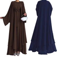 Womens Ethnic-style Solid-color Elegant Dress Casual Loose Jacket