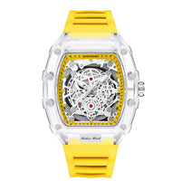 Wholesale Fashionable Transparent Mens Watches Waterproof Timepieces