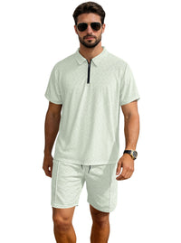 Vacation Casual Short-sleeve Shorts Set