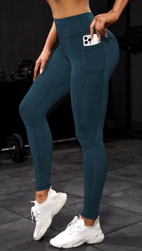 Women's High Waist Pure Color Leggings