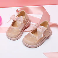 New Breathable Mesh Children's Small Leather Shoes