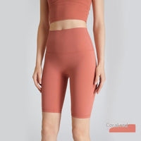 Nylon High Waist Lift Shorts Tight Sports